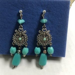 Turquoise dangle earrings
